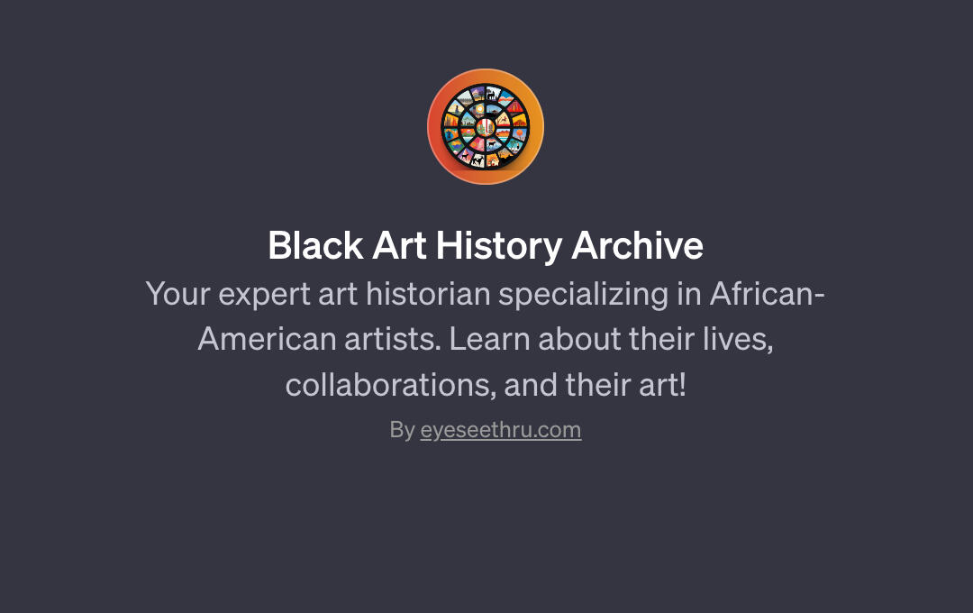 Black Artist History Archive